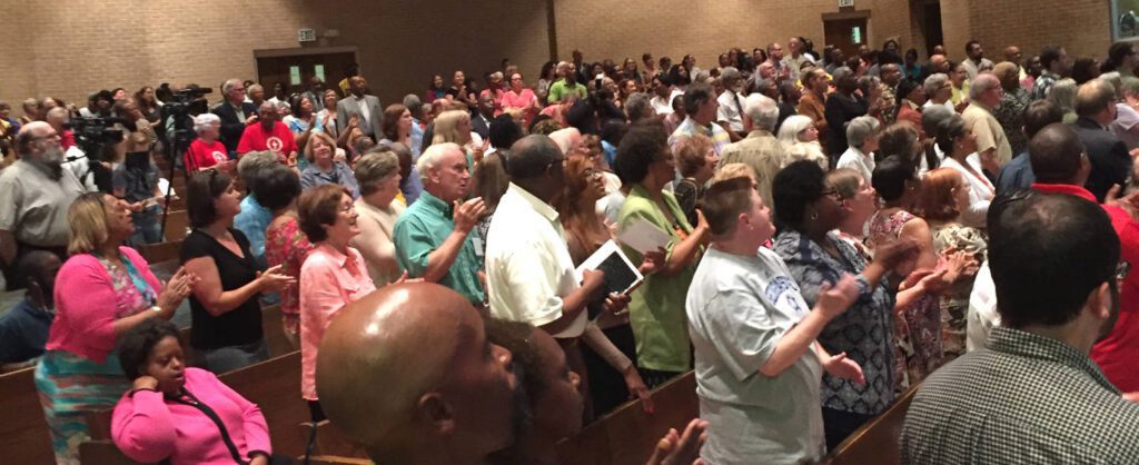 More than a thousand people gathered for the Moral Revival in Birmingham, AL
