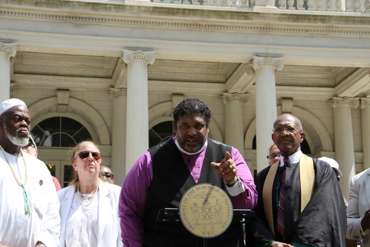 Rev. Barber NY City Hall Voting Rights