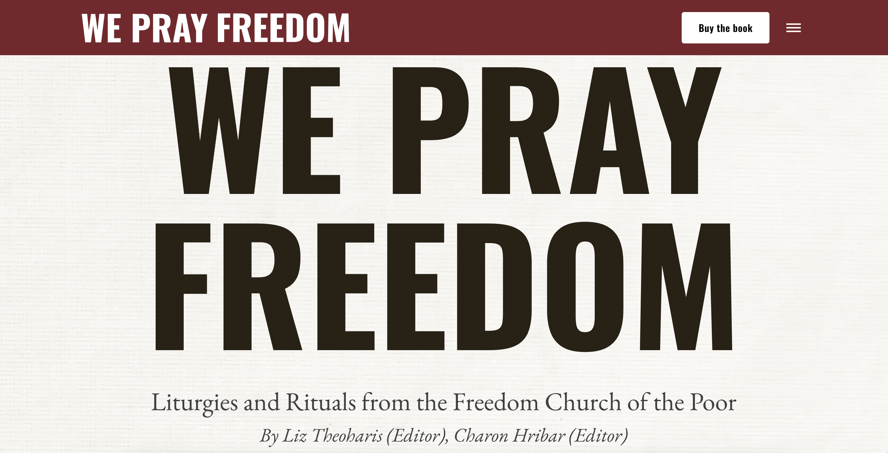 We Pray Freedom Companion Website